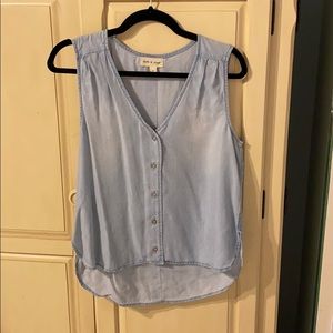 Jean tank top